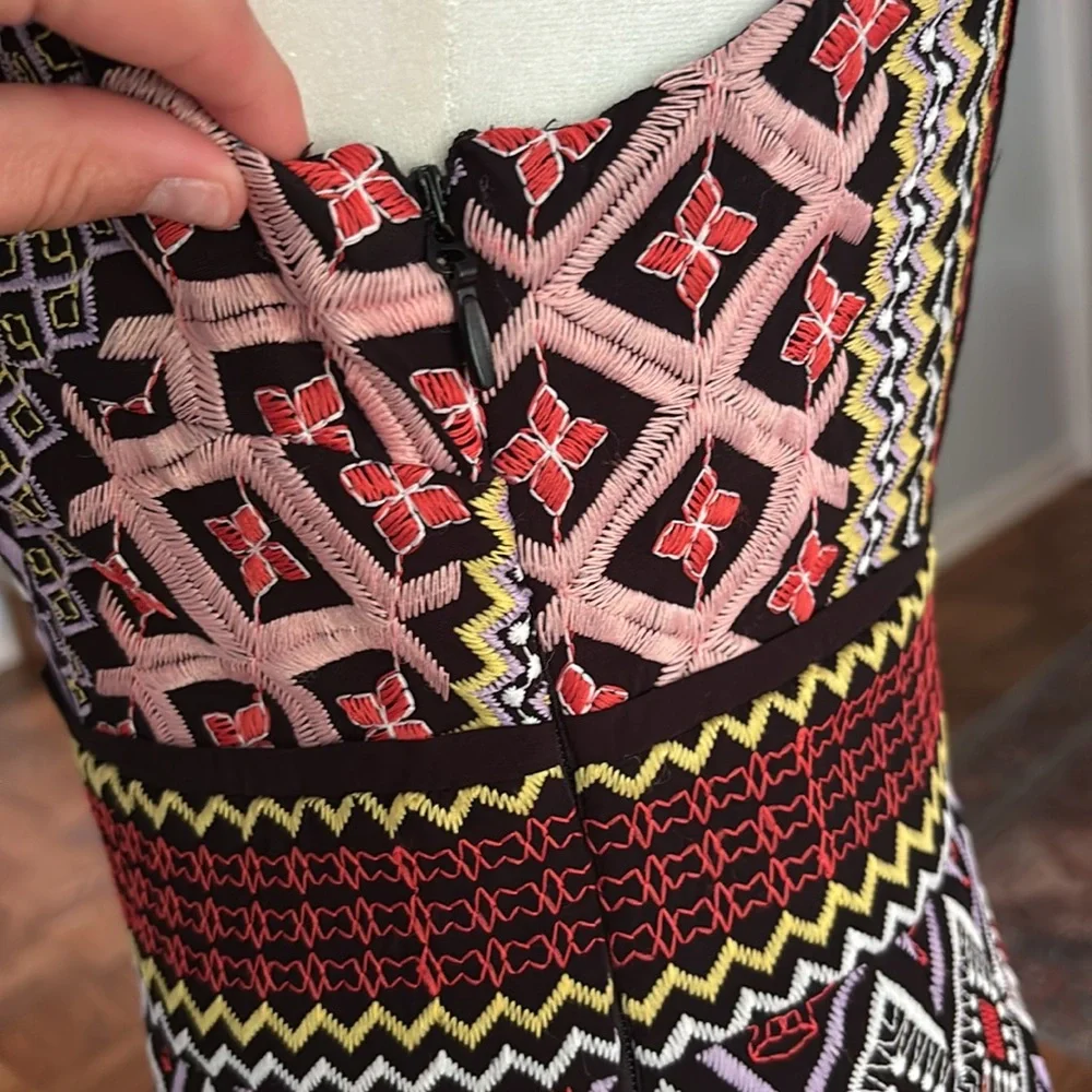 Anthropologie Akemi + Kin Geo-Embroidered Column Dress - Picture 11 of 15